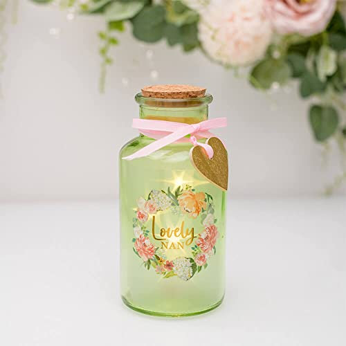 Gift for Nan Light up jar with Sentiment