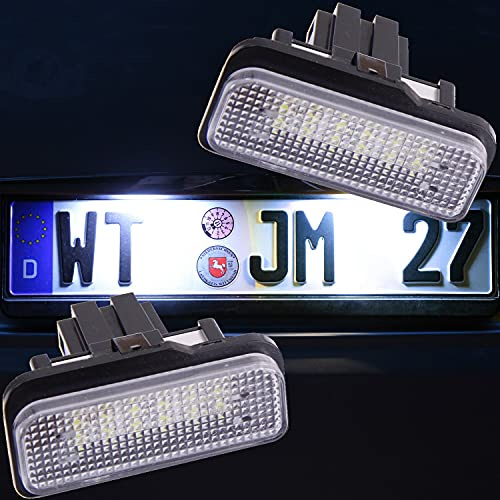 LED Kennzeichenbeleuchtung von Recambo passend für Mercedes CLS C219 2004-2010| SLK R171 2004-2011
