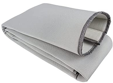 Wination Tragbare Klimaanlagen-Schlauchabdeckung, graues Polyester, 12,7–15,2 cm Durchmesser, Staubschutz für 12,7 cm und 15,2 cm Auspuffrohre