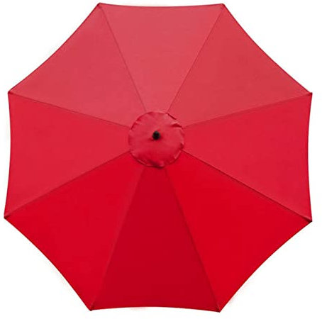 YYUYFGJ Replacement Covers For 3x3m Round 8 Arms For 3m Cantilever Garden Parasol Frame, Backup Canopy(Color:Red)