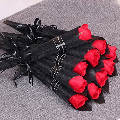 Künstliche Blumen 10 Stück künstliche Seife Rose Blume Valentinstag Jahrestag Hochzeit Geschenk