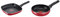 Lagostina Cucina Mediterranea Grill Antiaderente per induzione, Alluminio Antiaderente, Rosso, 26x26cm & Cucina Mediterranea Padella per Induzione, Alluminio Antiaderente, Rosso, Diametro 20 cm