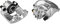 HELLA PAGID 8AN 355 798-521 Bremssattel - AN9852 - Bremssystem: ATE - Neuteil ohne Pfand - für u.a. CITROEN / PEUGEOT