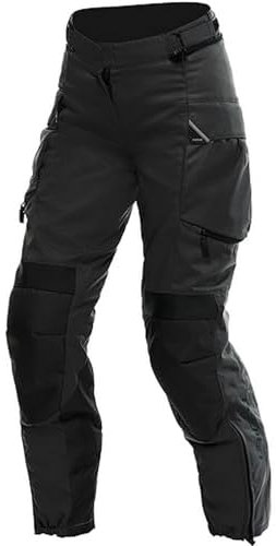 Dainese - Ladakh 3L D-Dry Lady Pants, Pantaloni Moto Touring, 3 Strati Impermeabili, Layer Termico Removibile, Pantaloni da Moto per Donna, Nero/Nero, 54
