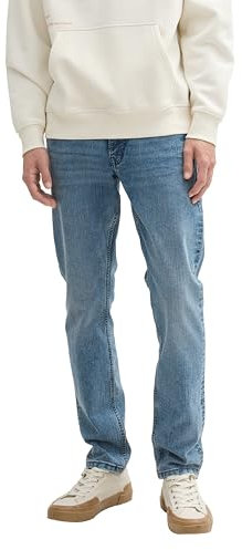 TOM TAILOR Denim Herren Piers Slim Jeans, 10171 - Light Stone Blue Black Denim, 30/32