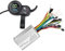 Kunray Electric Brushless Motor Controller 24V 36V 48V Ebike Controller DC Motor Controller and Throttle 350W E Bike Controller 36V mit LCD Intelligentes Panel für Elektroroller (S887 LCD Display Kit)