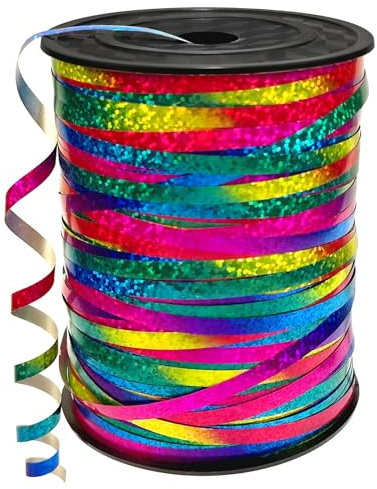 XIKAYA Une bobine Ruban Bolduc Lisse - 450m x 5mm Ruban Cadeau Couleurs pour Mariage, Bricolage Art & Artisanat, Fête et Emballage Cadeau