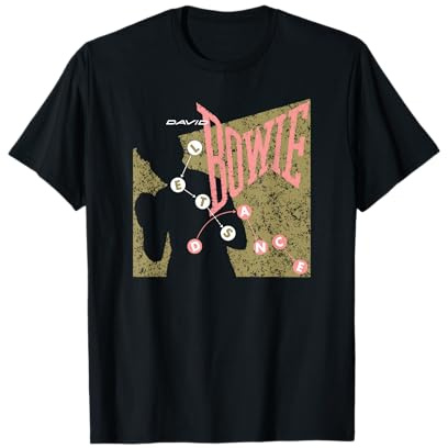 David Bowie Let's Dance Pink and Gold T-Shirt