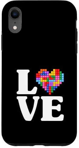Hülle für iPhone XR Master Builder LOVE Bricks Blocks Herz