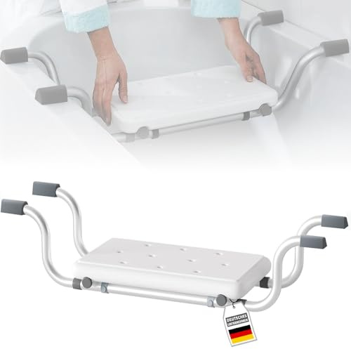 Floordirekt Badewannensitz - Levi - Verstellbarer Badesitz bis 150 kg belastbar aus Aluminium