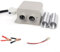 Calentador de coche de 12 V 400 W, ventilador portátil de enfriamiento rápido para coche, desempañador de ventana de camión con salida de aire de doble agujero, para coche, camión, caravana (24 V 800