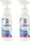 Nilglass H3 Professional Glass & Mirror Cleaner 1L Pack of 2 – Streak-Free, Smudge-Free, Fast-Drying Window & Glass Cleaner | Suitable for Mirrors, Glass Surfaces & Windows