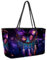 Grande borsa da spiaggia da donna, stampa coccinella rosa, borsa da viaggio con tasche, borsa a tracolla impermeabile, Multicolore 5., 14.5x20.8x5.5in/37x53x14cm