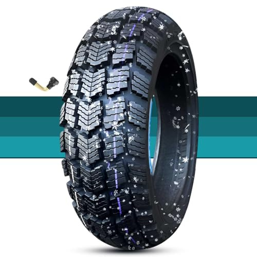 120/70-12 Winterreifen, 62 l, schlauchloser Winterreifen, rutschfestes Profilmuster, 8 PR, 120 70 12 Reifen for Roller, Vorder- und Hinterräder, 120/70/12, schlauchloser Typ (TL), for Zweiradmotorräde