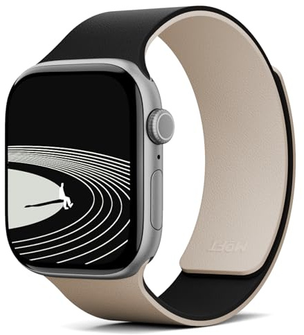 MOFT Ersatzarmband Kompatibel mit Apple Watch Armband 40/41/42/38mm Damen Herren, Doppelseitiges Magnetisches Silikon Armband für iWatch Series 11/10/9/8/7/SE/6/5/4/3/2/1