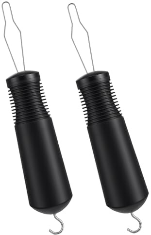Guduling 2 Stück Knöpfhilfe Senioren, Knopfhaken 18 × 3 cm Knopfhaken | Robust und Langlebig, Reißverschluss Helfer für Reißverschluss, Ankleiden, Einhandbedienung