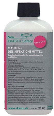 Ekastu Masken Desinfektionsmittel zur Reinigung von Voll- und Halbmasken Inhalt: 250 ml
