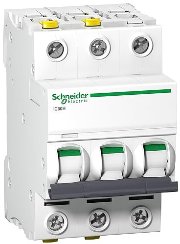 Schneider A9F06316 Disjoncteur iC60H, 3P, 16 A, B