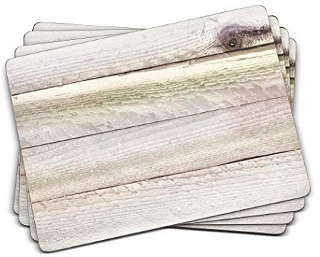 Pimpernel Tischsets aus Treibholz, 4 Stück (39,9 x 29,7 cm), Kork, Treibholz inspiriertes Design, leicht zu reinigen, schützt den Esstisch, ideal für Strand- oder Küstendekor-Enthusiasten