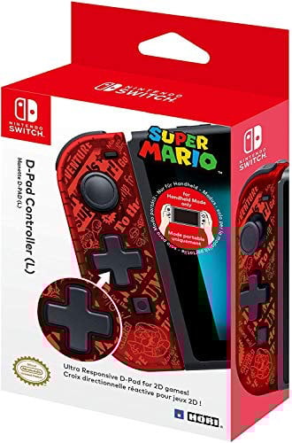 Hori, Controlador D-Pad, L, Nintendo Switch, Mario