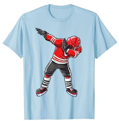 Sanftes Eishockey T Shirt Funny DAB Squad Jungen Kinder Geschenke
