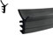 SN-TEC Schiebetürdichtung/Schiebetür Dichtung/Türdichtung SNP-743, Farbe: Schwarz (10 meter)