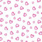 100x160cm Herz Herzen 100% Baumwolle Baumwollstoff Kinder Meterware Handwerken Nähen Stoff (Herz Weiß Pink Offen, 100x160cm (11,99€/m))