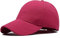 Casquette de baseball unisexe pour homme et femme avec fermeture Velcro pour le sport, la pêche, la chasse, la jungle, rose rouge, Large