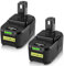2X 5000mAh P108 Ersatz für Ryobi 18V Akku P102 P103 P105 P107 P108 P109 P104 P106 für Ryobi RB18L40 RB18L50 RB18L25 RB18L13 Akku-Werkzeug