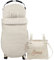 Conjunto de Saco Silla de paseo Universal + Bolso Panera Personalizada – Conjunto Saco Universal + Talega o bolsa para carrito bordada con nombre – Gofre- Wafflel – Nenel (Arena)