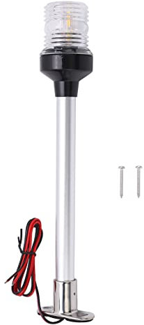 Uadme Navigationslicht, 12V-24V Positionslichter Boot, 12 Zoll Rundumlicht Boot, Ankerlicht für Fischerboote, 2NM Betrachtungsentfernung, für Boote 12 m/39,4 Fuß Unten