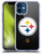 Head Case Designs Licenciado Oficialmente NFL Fútbol Logotipo de Pittsburgh Steelers Caso Funda de Gel Suave Compatible con Apple iPhone 12 Mini