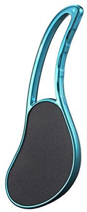 Povanjer Fußfeile, 2-in-1-Nano-Kristallglas-Fußfeile, Hornhautrasierer, Hornhautentferner für nasse und trockene, Fußraspel-Pediküre-Werkzeuge für abgestorbene, rissige, Dicke, trockene Haut