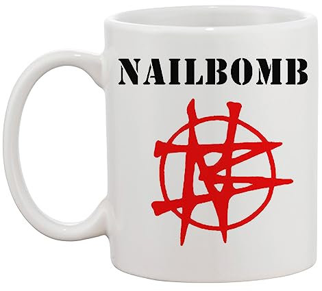 Nailbomb Weiße Tasse Kaffee Tee Männer Frauen Keramik Coffee Tea Mug Cup
