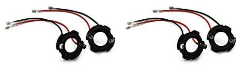 liovitor H7 LED Adaptateur pour MK5 GOLF 5 Pièces Auto Base Phare Support avec Fil 4 Pcs D119A