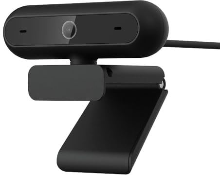 Chillitech® 2K QHD Wide Angle Webcam with Stereo Microphone, Auto Focus Web Camera with Tripod & Privacy Cover, Low-Light Correction, Improved Night Vision for Desktop/Laptop/Mac, Plug & Play (Black)