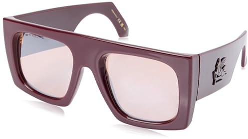 ETRO ETROSCREEN Sonnenbrille, Burgundy, 54, Unisex, Erwachsene, Weinrot, 54