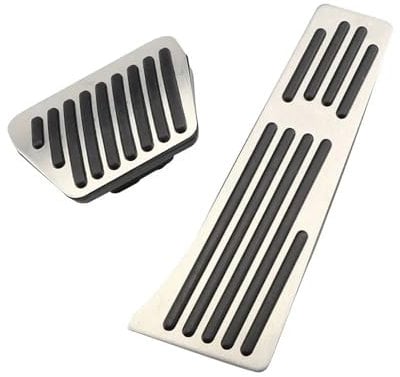 MZEER Auto Pedale Abdeckung Für B&MW 5 6 7 Serie F01 F07 F10 F11 F06 F13 X3 F25 X4 F26 Z4 E89 E85 Auto Fußpedale Gaspedal Bremspedal Abdeckung Bremse Pedalkappen