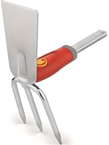 AMK® Wolf Garten Double Hoe 8cm Multi Change Garden Cultivation Tool Sharp Prongs and Blade Weeding Aerating