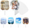 24 Pack Double-Sided Sublimation Fan Blanks | Personalised Hand Fans | Bulk DIY Wedding Favours, Photo Props, Garden Party & Event Decor | Detachable Handle PET Blanks