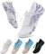 WateLves Badeschuhe Strandschuhe Damen Herren Schwimmschuhe Sommer Schnell Trocknend Surfschuhe Aquaschuhe Unisex Wasserschuhe Weiß Lila 38 EU