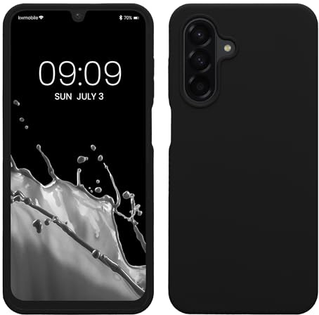 kwmobile Handyhülle für Samsung Galaxy A26 5G Hülle - Case Silikon - Kabelloses Laden - Schutzhülle Cover in Schwarz