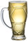 DECHOUS Boccale Da Birra Da 600 Ml Boccale Da Birra in Con Manico Per Bere Per Feste Di Calcio