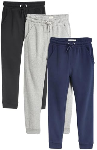 NEXT Mädchen Weiche Jersey-Jogginghose, 3er-Pack