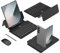 COQUE Kit de Teclado de Oficina móvil para Galaxy Z Fold 7, Teclado de Cuero Completo, lápiz táctil y Mouse inalámbrico, Estuche para teléfono Plegable Samsung Galaxy Z Fold 7-Negro