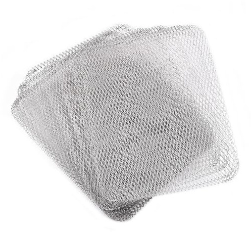 10PCS Aluminum Grills Meshs Mats Throwaway BBQ Toppers Grills Accessories Suitable for Outdoor Grilling and Cleaning