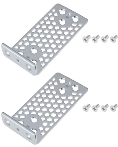 OTOTEC 2 Stück Rack-Ohren mit Schrauben Kompatibel mit Cisco 3850 3560 3550 2960x 2960xr 9300 19-Zoll-Rack-Montagelöchern