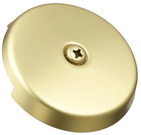 Badewannenablauf Edelstahl Gold Einloch für Badewanne, Robust | Glatte Oberfläche, Pflegeleicht und Formstabil, Zubehör für Wanne, Schützt vor Überlaufen