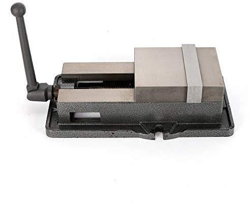 TCICOP Milling Machine Vice 6 Inch T-Jaw Angle Lock Bench Clamp, Black, High Accuracy Workpiece Holder for Milling Machines, Pillar Drill, Workshop