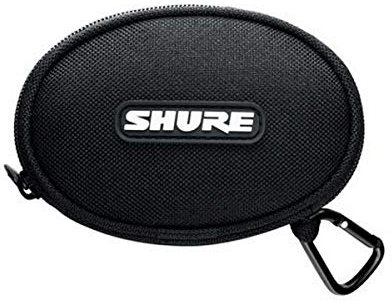 Shure EASCASE Soft Zippered Pouch for All Earphones (Black)
